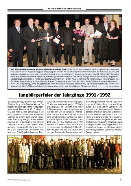 (7,09 MB) - .PDF - Gemeinde Axams - Land Tirol