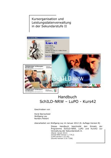 Handbuch SchILD-LuPO-Kurs42 - 8. überarbeitete ... - SVWS-NRW
