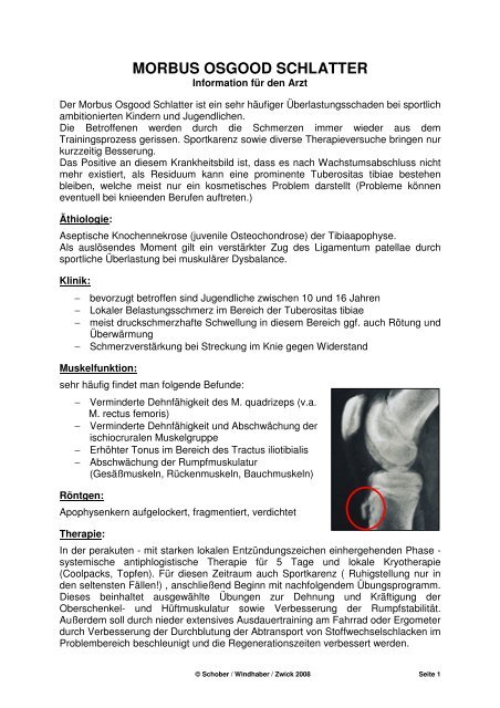 MORBUS OSGOOD SCHLATTER