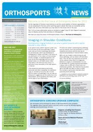 2011 Newsletter - Autumn - Orthopaedic Surgeons
