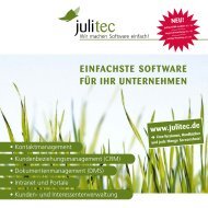 Produktbroschüre - julitec GmbH