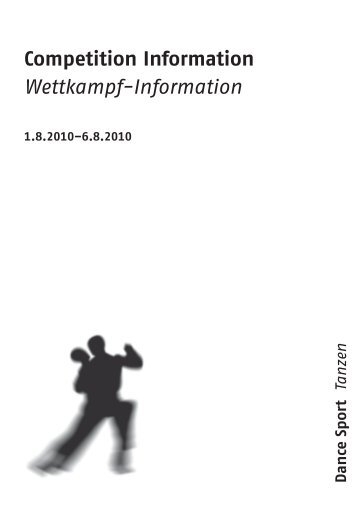 Competition Information Wettkampf-Information - VIII. Gay Games ...