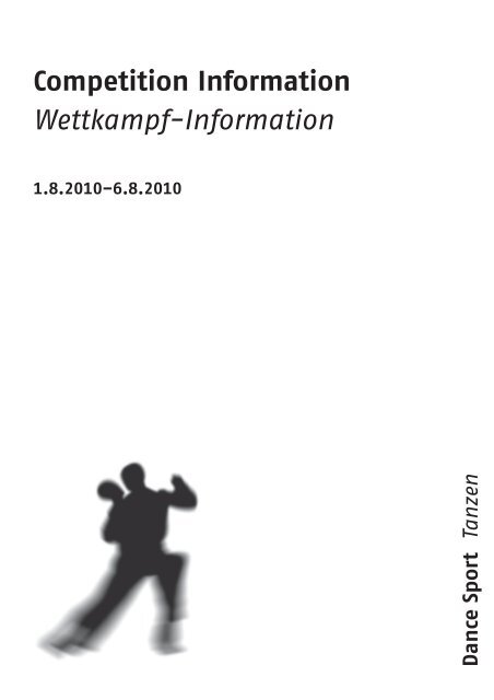 Competition Information Wettkampf-Information
