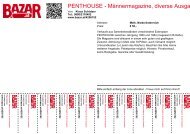 PENTHOUSE - Männermagazine, diverse Ausgaben - Bazar.at