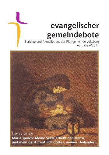 evang_gemeindebote_2011-4 - Evangelische Pfarrgemeinde AB ...