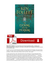 [Full Book] PDF Download The Evening and the Morning by Ken Follett