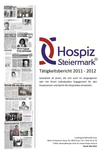 dankbarkeit - Hospizverein Steiermark