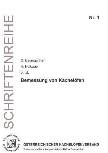 (SR1 - Bemessung von Kachelöfen) - Österreichischer ...