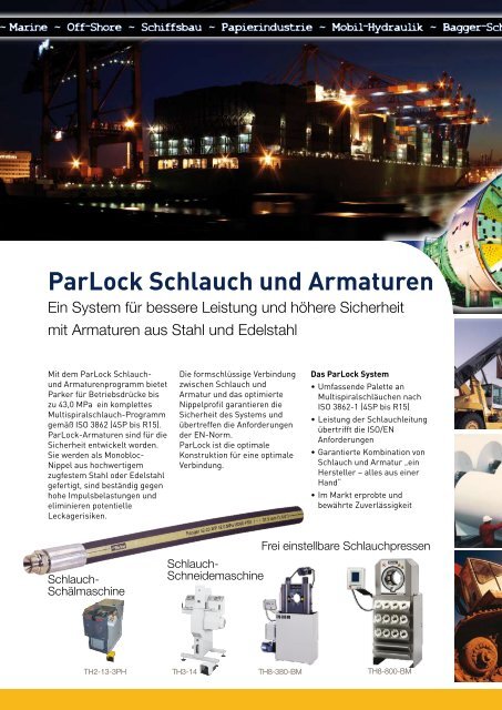 ParLock Schlauch und Armaturen - Parker Hannifin Corporation