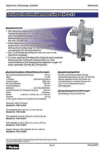 Hydraulik-Schlauch, Armaturen und Zubehör