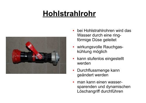 Armaturen zur Wasserabgabe - Jugendfeuerwehr Dahn