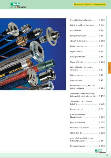 Schlauch- und Armaturentechnik