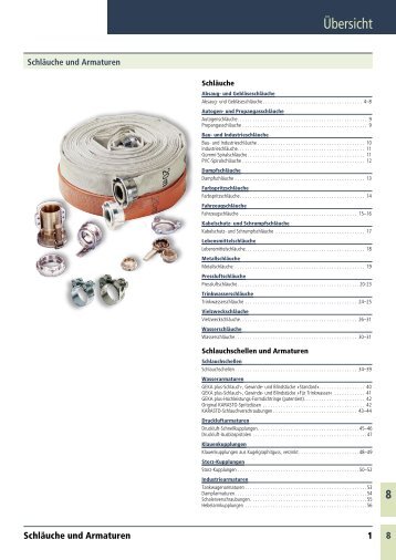 Technik-Katalog / Kapitel Schläuche und Armaturen (ca. 4