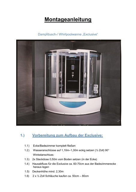 Montageanleitung