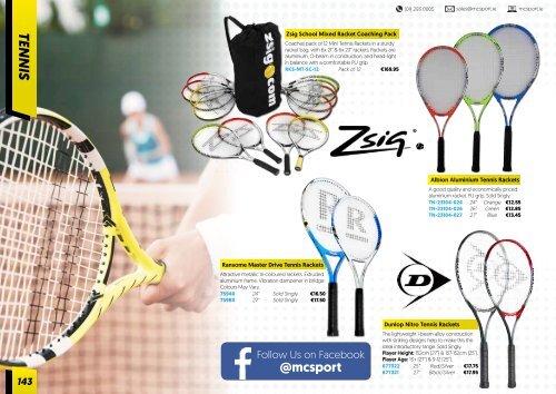 McSport Sports Equipment Catalogue 2020/2021