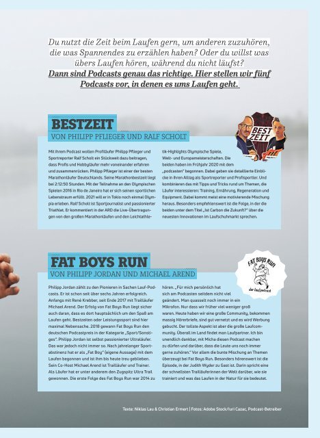 LÄUFT. Das Magazin des Runner Shop Aachen