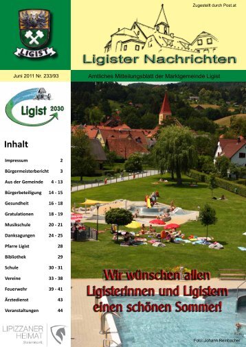 Frühschoppen 24. Juli 2011 - Ligist