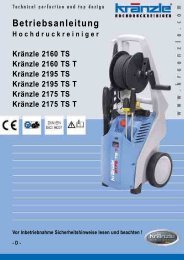 Schaltplan Kränzle 2175