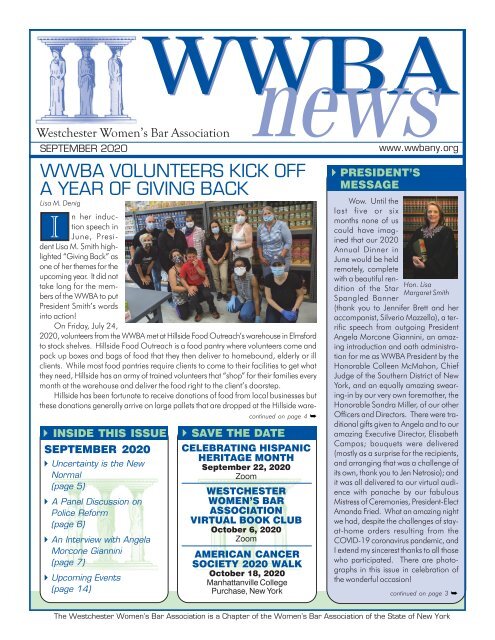 WWBA September 2020 Newsletter 