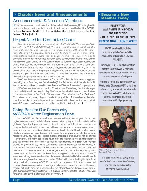 WWBA September 2020 Newsletter 