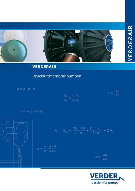 Druckluftmembranpumpen VERDERAIR - Verder Deutschland GmbH
