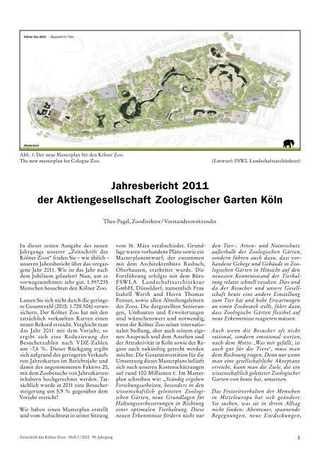 Nr. 1/2012, 55. Jahrgang (PDF) - Kölner Zoo