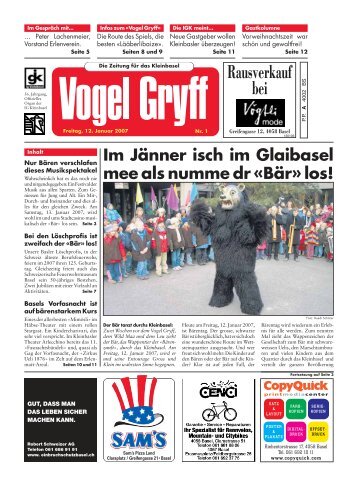 12. Januar 2007 - Vogel Gryff