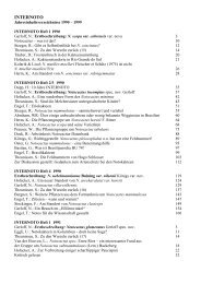 Inhaltsverzeichnis 1990 - 1999 - Internoto
