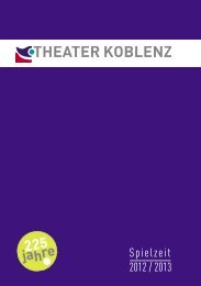 Spielzeit 2012 / 2013 - Theater Koblenz