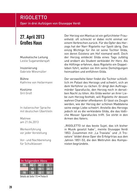 Spielzeit 2012 / 2013 - Theater Koblenz