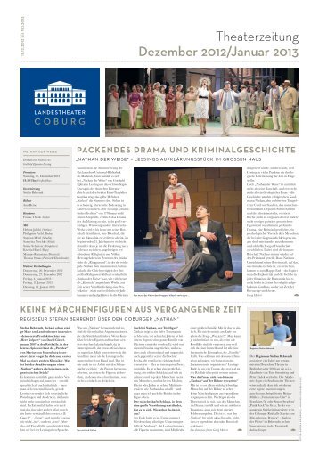 2 theaterzeitung - Landestheater Coburg