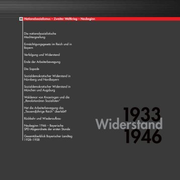 1933 - SPD Fraktion im Bayerischen Landtag