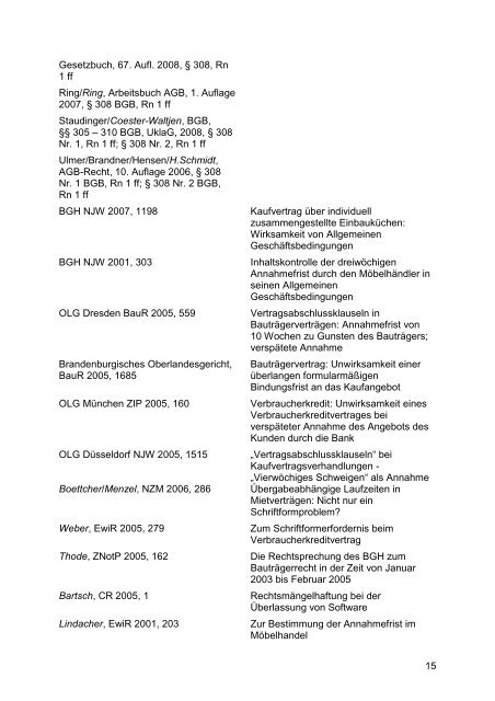 Seminar - Lehrstuhl für Bürgerliches Recht, Wirtschaftsrecht und ...