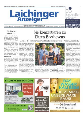 Laichinger Anzeiger 16.09.2020
