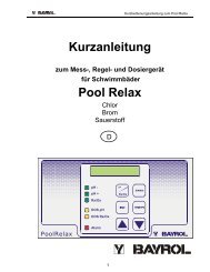 und Dosiergerät für Schwimmbäder Pool Relax - Poolpowershop