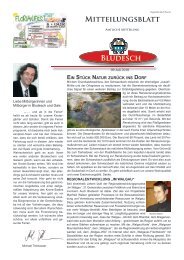 Mitteilungsblatt Bludesch - Gemeinde Bludesch
