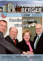 vordern berger - Marktgemeinde Vordernberg