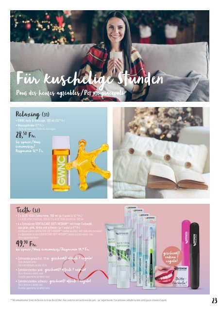 Katalog Weihnachtsshopping 2020, Schweiz dt, frz, ital.