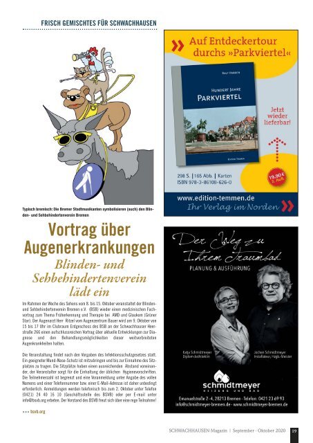 SCHWACHHAUSEN Magazin | September-Oktober 2020