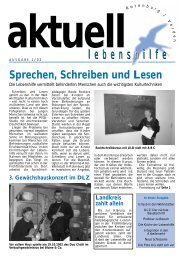 Ausgabe 2 - 2002 - Lebenshilfe Rotenburg Verden