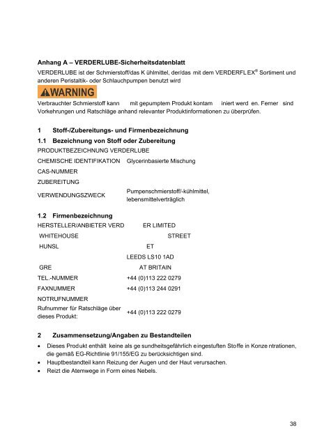 DURA VerderFlex DURA - Verder Deutschland GmbH