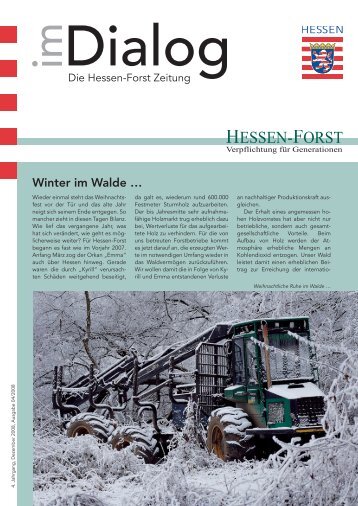 Im Dialog 04/2008 - Landesbetrieb Hessen-Forst