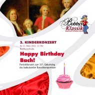 Happy Birthday Bach! - Bobbys Klassik