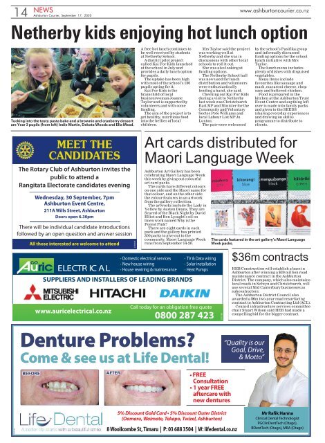 Ashburton Courier: September 17, 2020