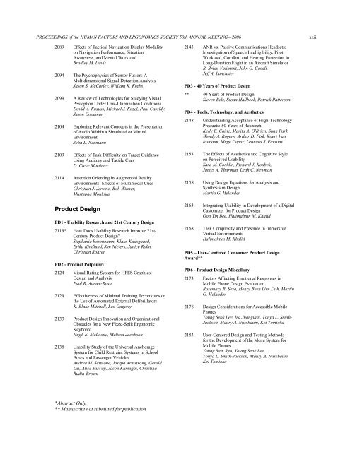 HFES 2006 Proceedings TOC.pdf - Classes