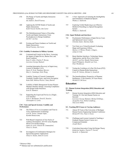 HFES 2006 Proceedings TOC.pdf - Classes