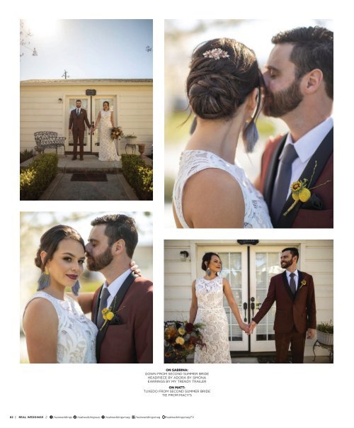 Real Weddings Magazine's “Totally Cray in Love“ Styled Shoot - Fall 2020 - Featuring some of the Best Wedding Vendors in Sacramento, Tahoe and throughout Northern California!