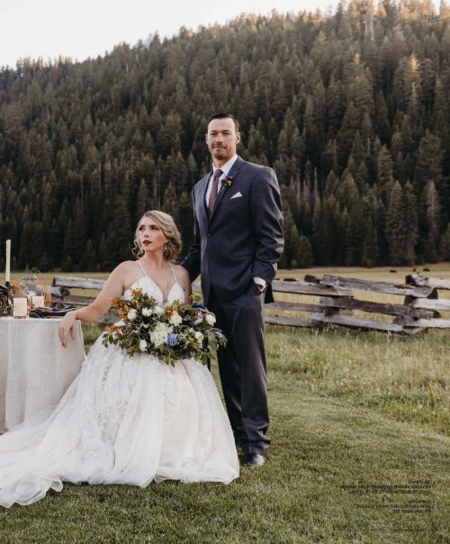 Real Weddings Magazine's “The Mountains are Calling“ Styled Shoot - Fall 2020 - Featuring some of the Best Wedding Vendors in Sacramento, Tahoe and throughout Northern California!