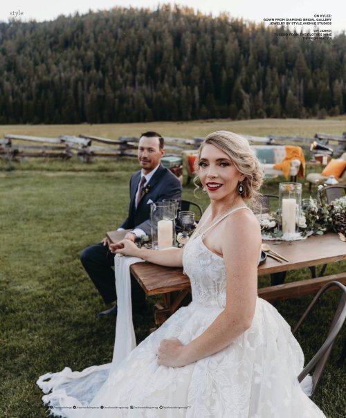 Real Weddings Magazine's “The Mountains are Calling“ Styled Shoot - Fall 2020 - Featuring some of the Best Wedding Vendors in Sacramento, Tahoe and throughout Northern California!