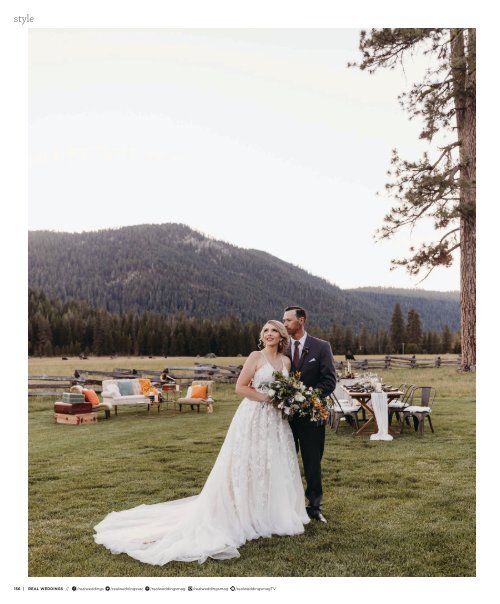 Real Weddings Magazine's “The Mountains are Calling“ Styled Shoot - Fall 2020 - Featuring some of the Best Wedding Vendors in Sacramento, Tahoe and throughout Northern California!